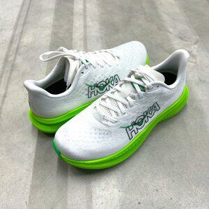 Hoka One One Mach 6 Men's Running White Neon Lime 1147790/WNL - New